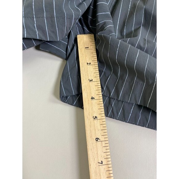 Mountain Hardwear Womens Gray Pinstripe Sleeveless Romper size Medium Outdoor - Picture 8 of 16